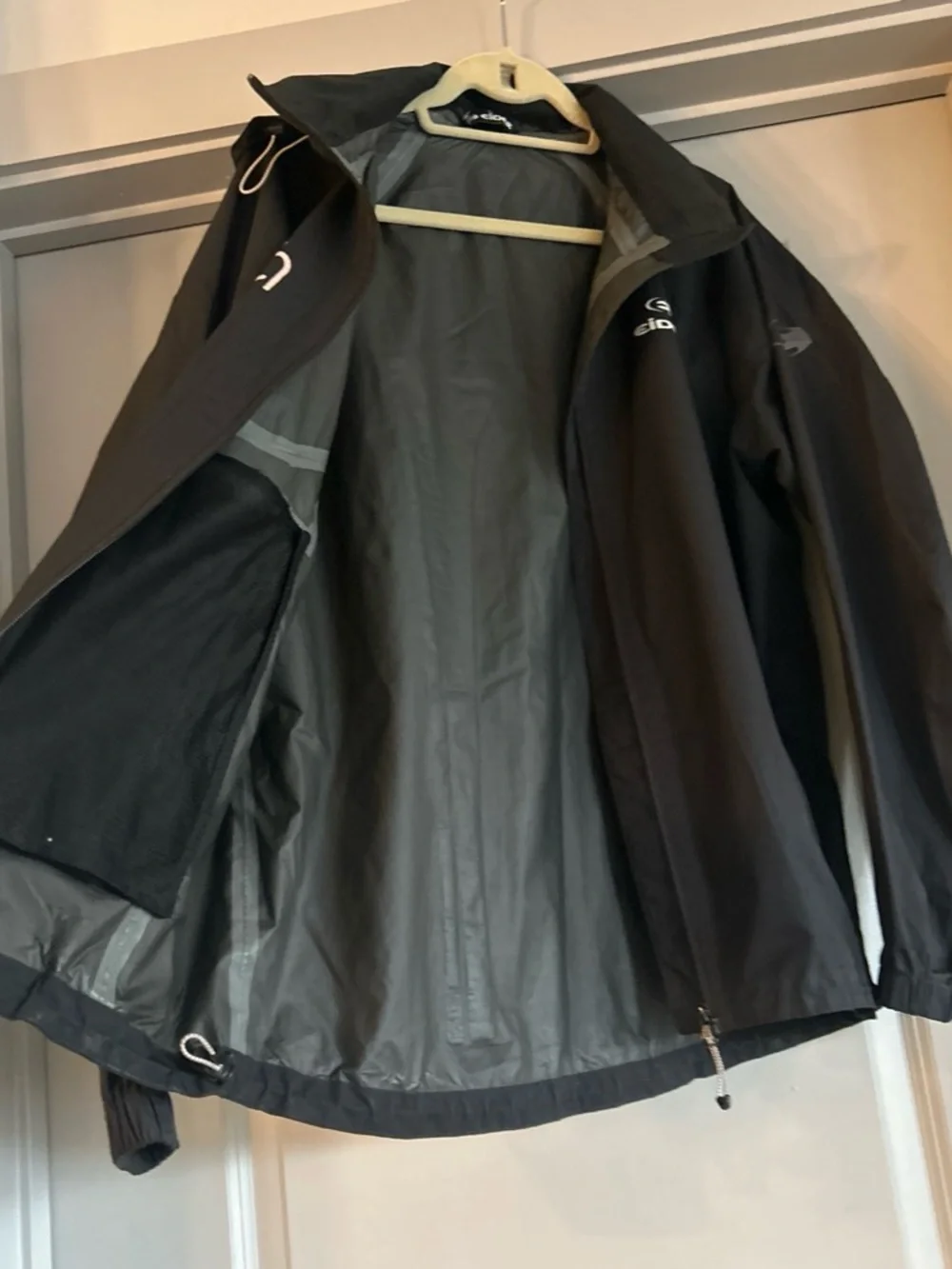 Eider Men's Black Waterproof Rain Jacket